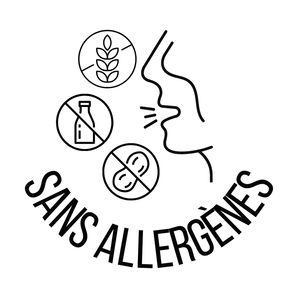 Purpause formules sans allergène sans gluten sans lactose sans OGM sans pesticide sans sulfite